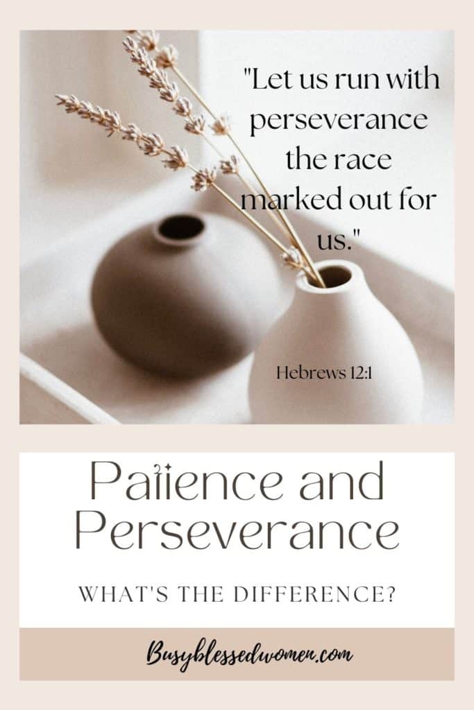 Patience perseveres