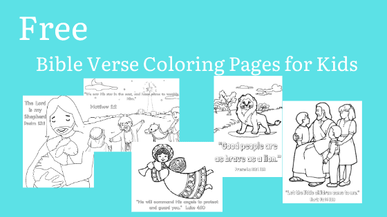 childrens bible verses coloring pages