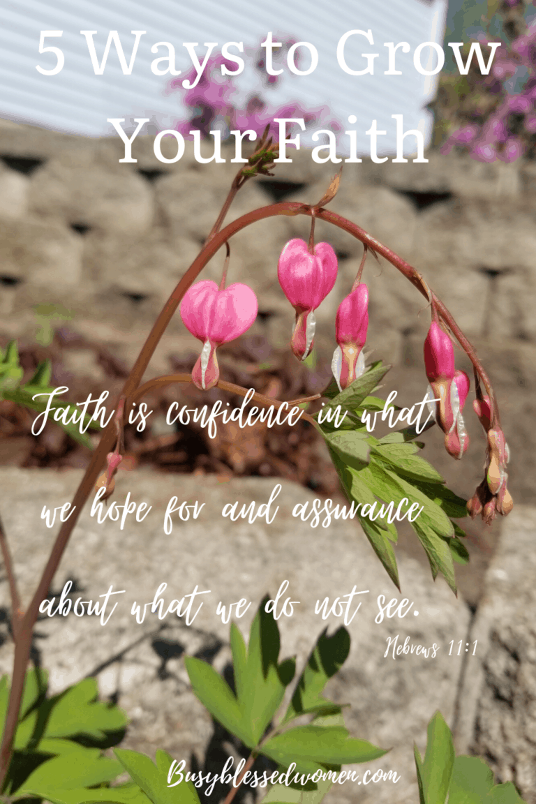 5 Ways to Grow Your Faith