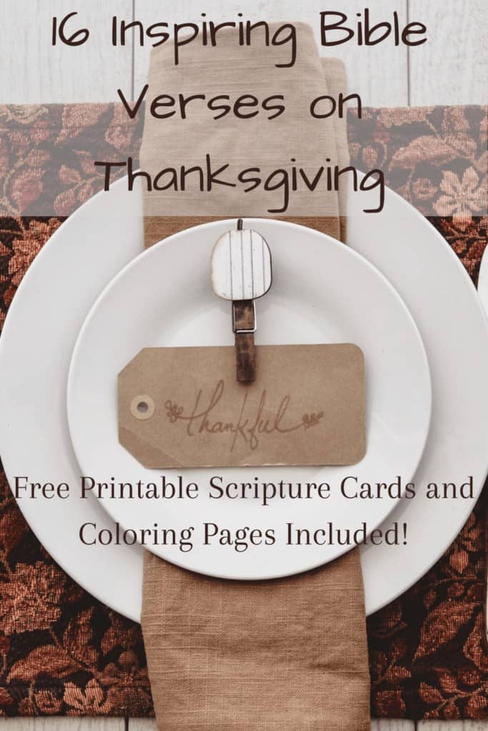 22 Bible Verses on Thanksgiving to Inspire Gratitude