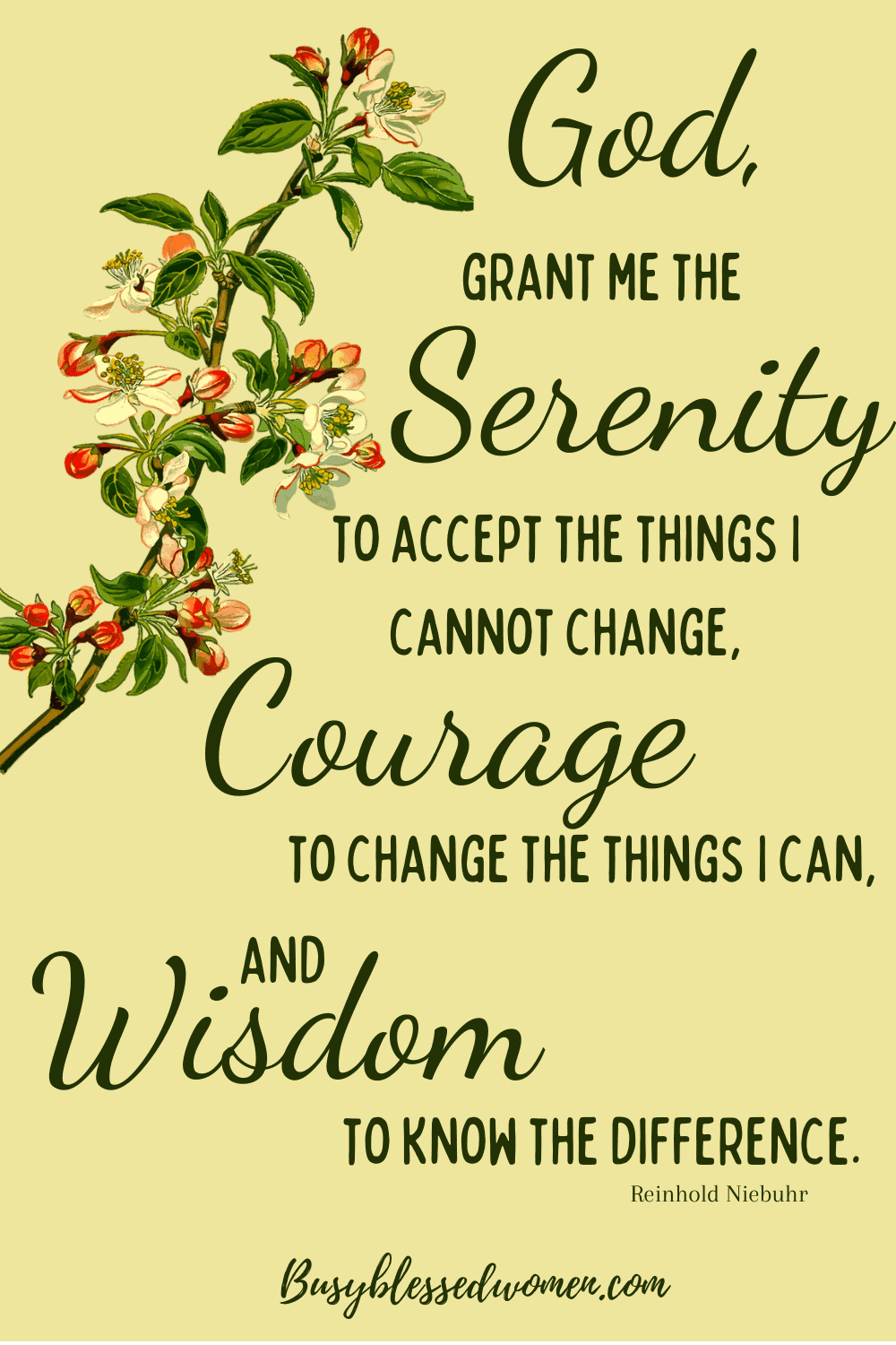 printable complete serenity prayer reinhold niebuhr