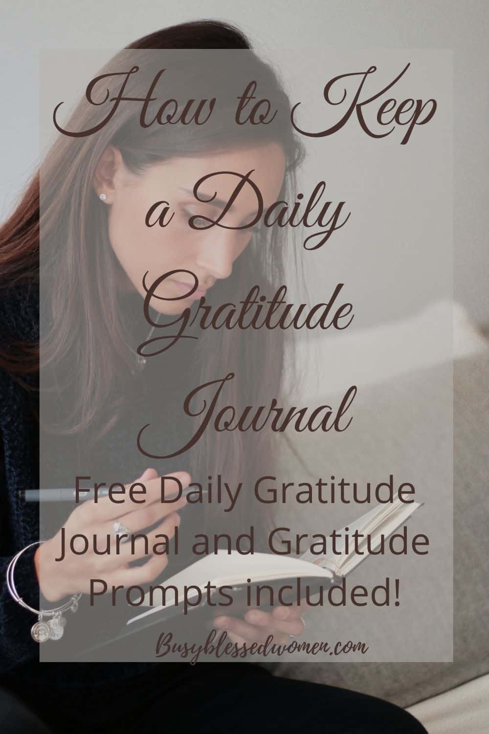Keeping a Daily Gratitude Journal Practice