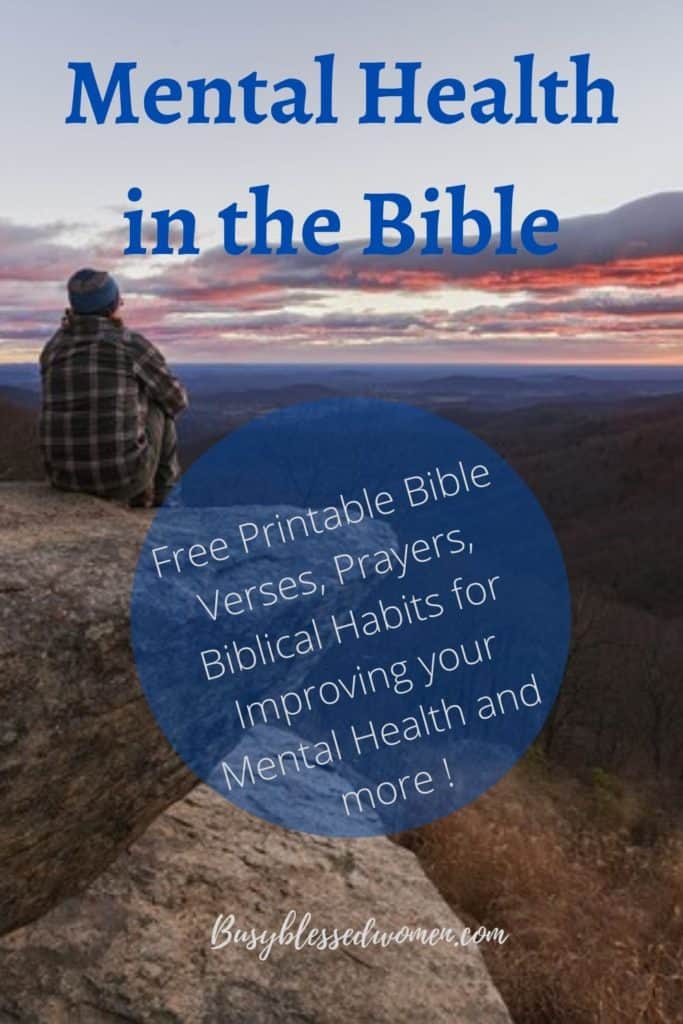 Mental Health in the Bible 