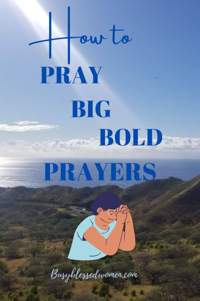 pray big bold prayers- ray of sunshine shining down on ocean and mountains