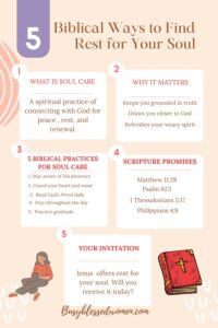 Rest for Your Soul- photo of woman sitting on floor with face to sunny window