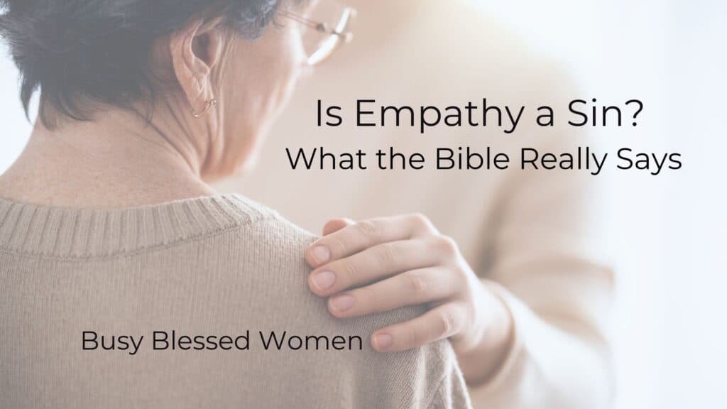 is empathy a sin- woman with hand on shoulder of another woman